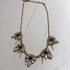 JCrew Jeweled Statement Necklace with dust bag